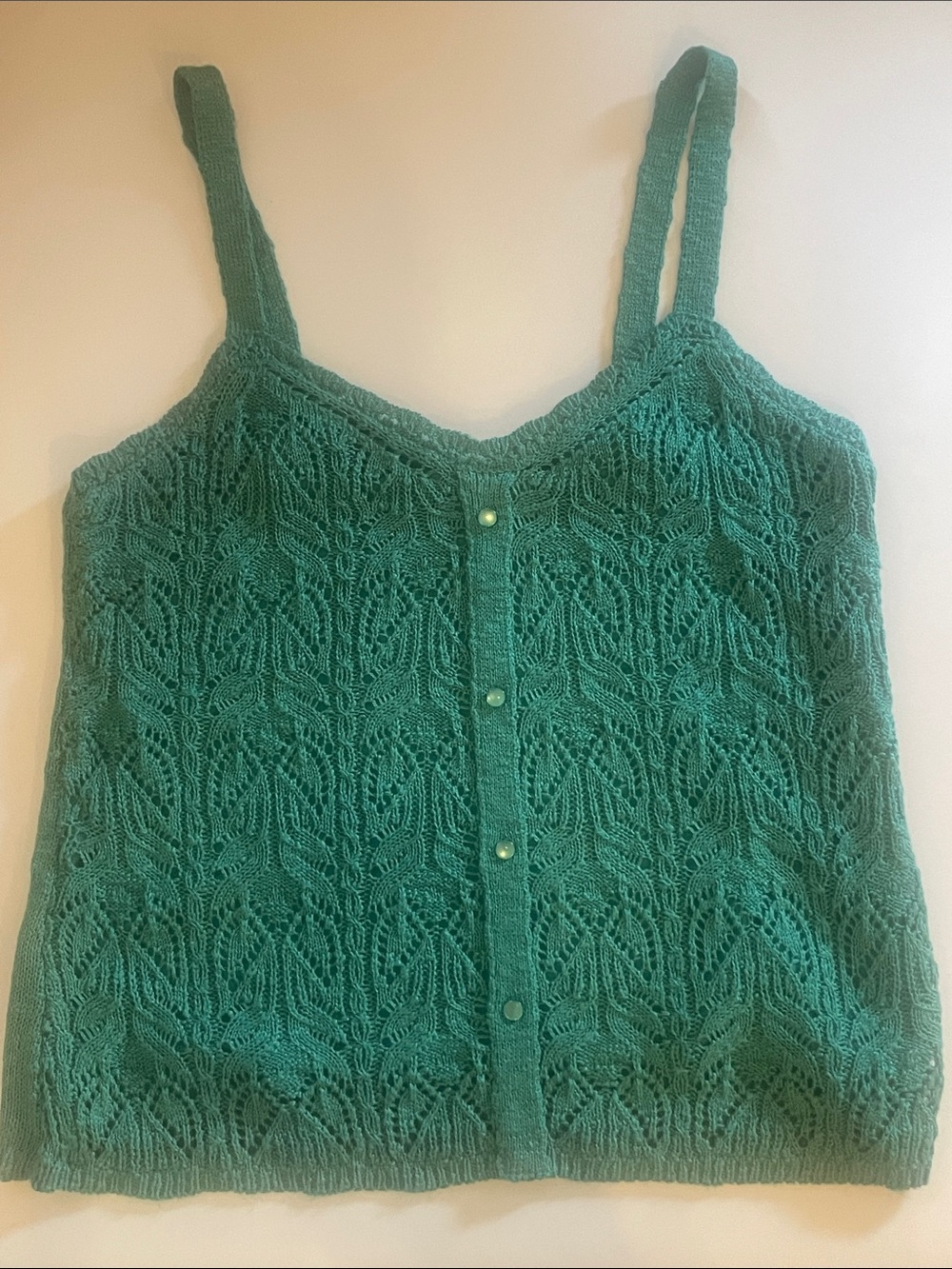 Lauren Conrad Emerald Green Sweater Tank Top